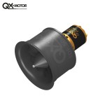 Original QX-MOTOR New 50MM EDF 12 Blade Ducted Fan With QF2611 PRO CW CCW Brushless Motor for Remote-controlled Aircraft